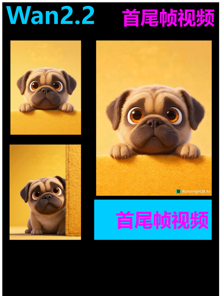 First and last frame wan2.2 14B First and last frame official latest workflow
