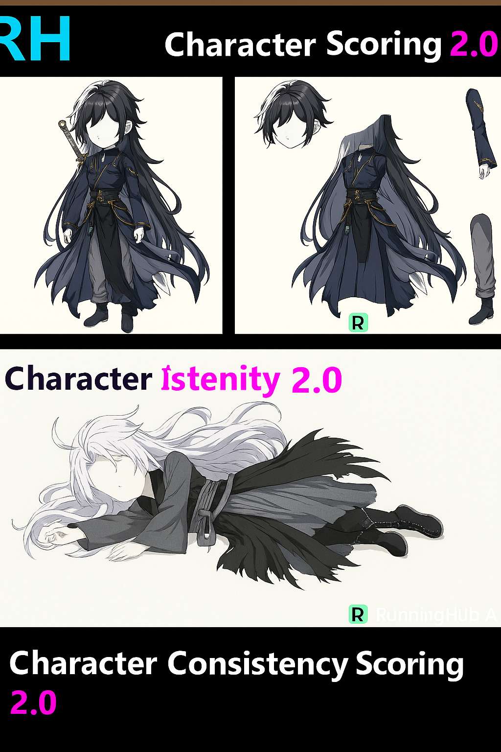 Character Split Pfps Character split anime game character front back side split version 2.1 ...