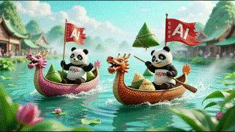 端午赛龙舟+图生视频+自动提示词=VACE=艾橘溪