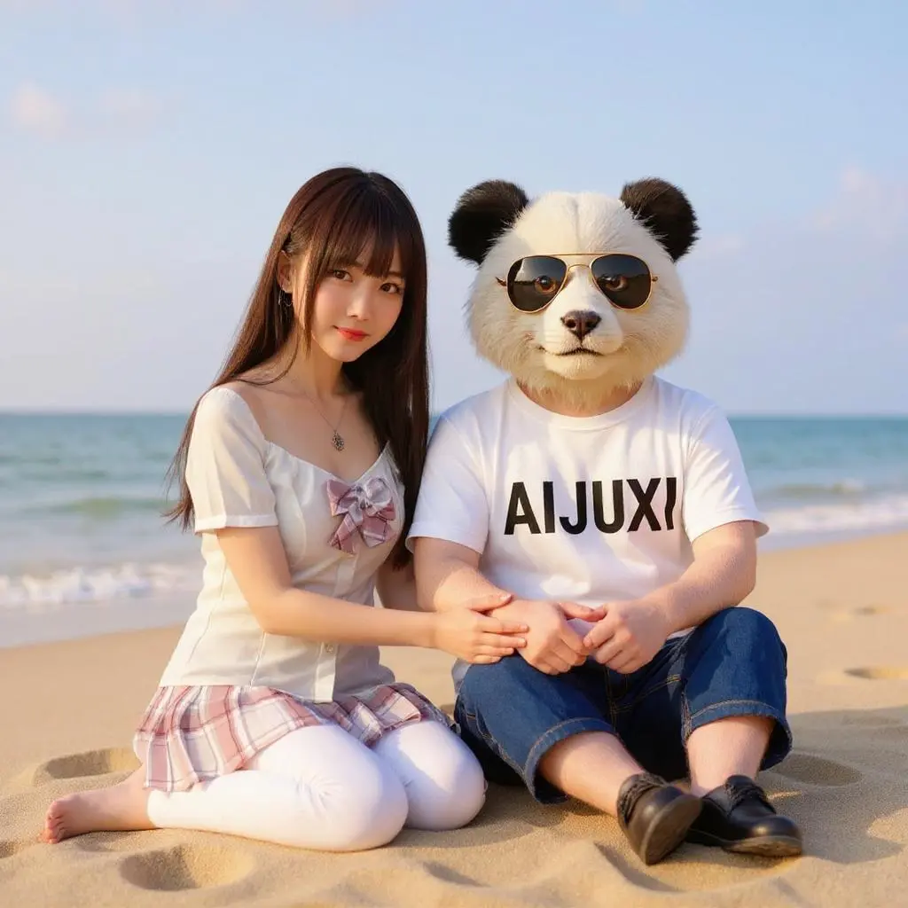 kontext三图参考生图+多图结合生图=艾橘溪