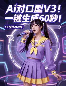 Ai女友对口型V3加速版！InfiniteTalk硬核升级！艾橘溪