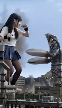 One-click transformation into Ultraman to fight monsters! Same style as Ji Meng 2! Bilibili Ai Ju Xi