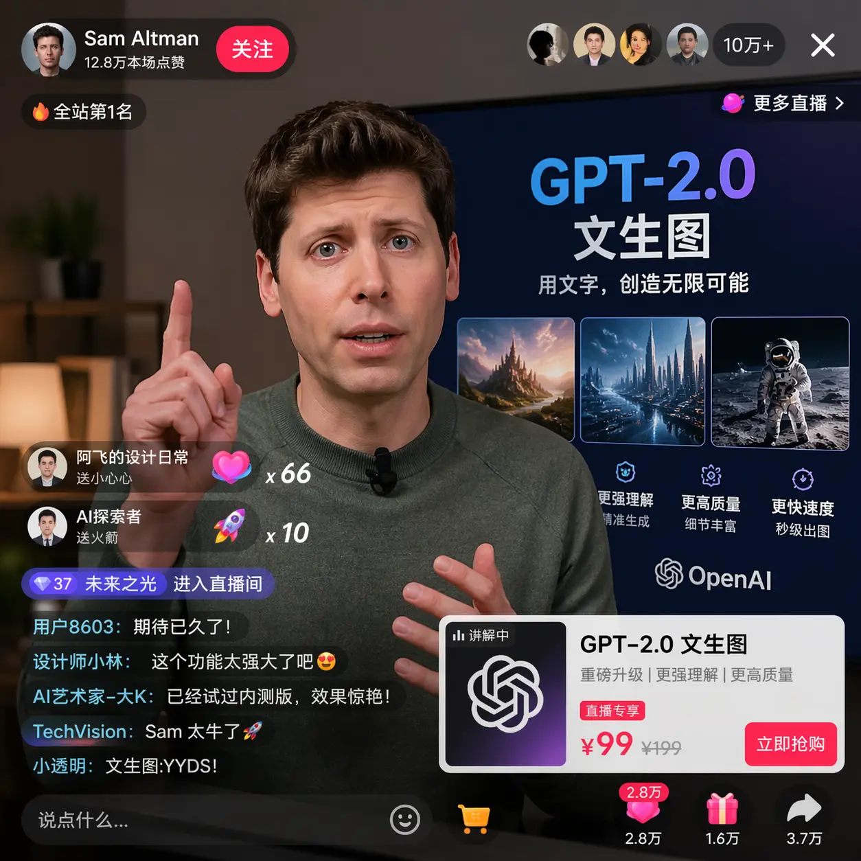API 全能图像2.0 文生图 中文能力加强 G Image 2.0