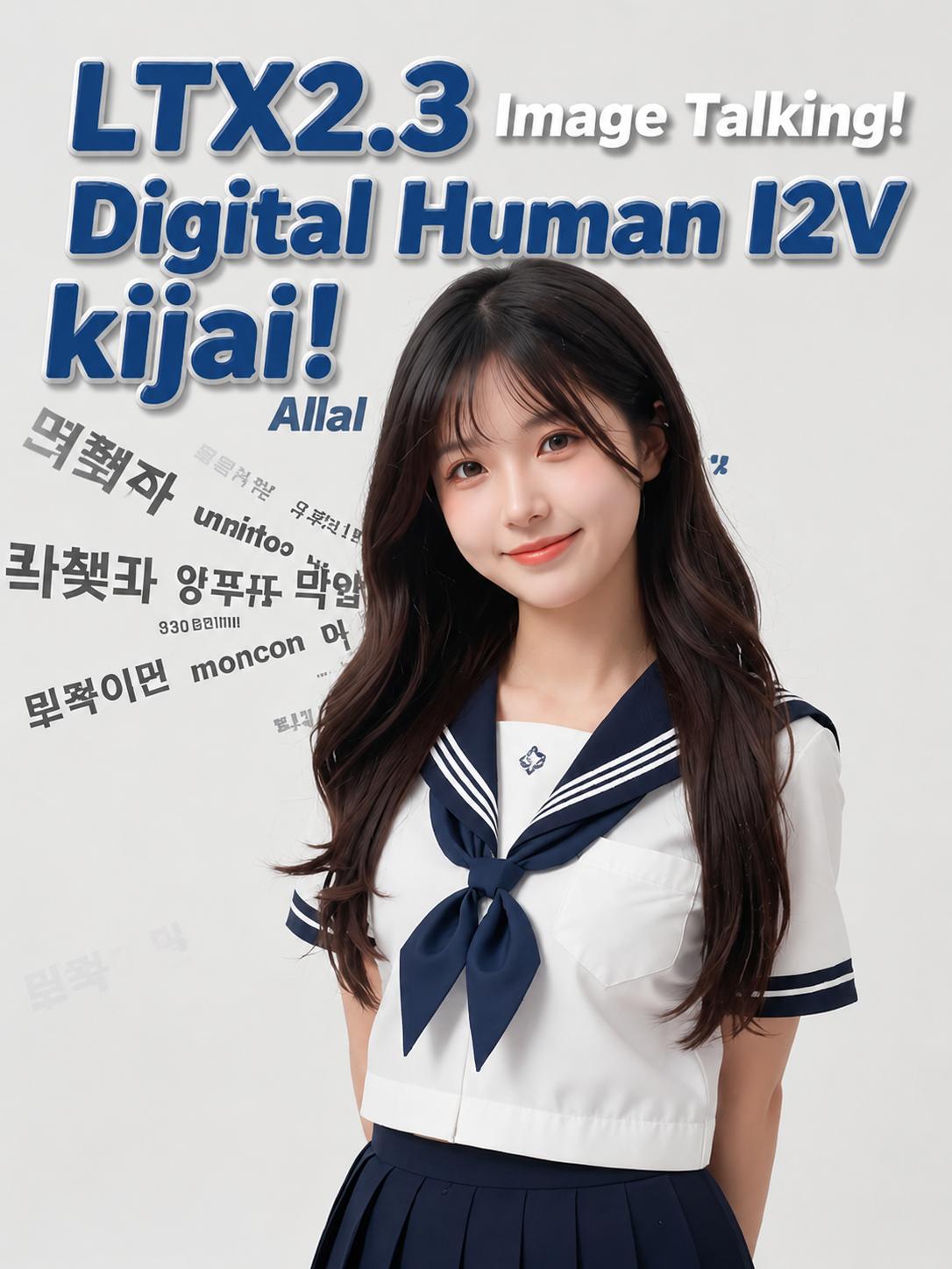 LTX2.3 Digital Human Lip-Sync for Speaking and Singing! Optimized and Upgraded kj Version! Bilibili Ai Juxi