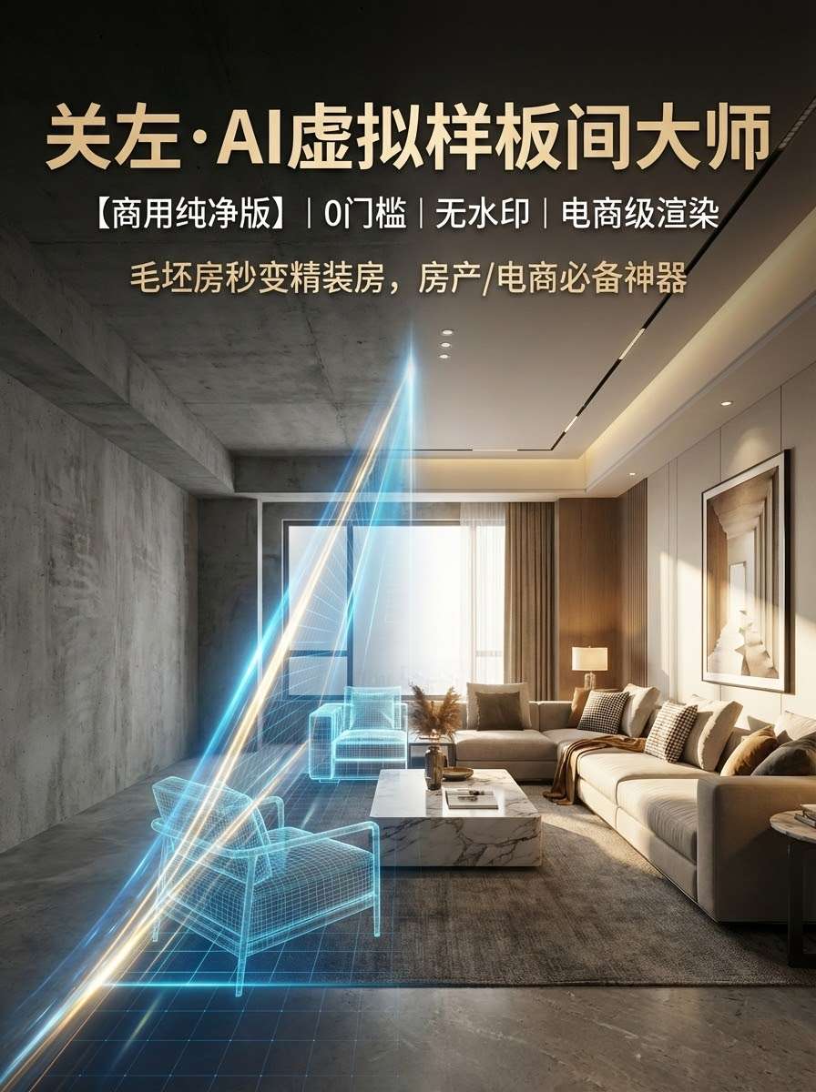 AI虚拟样板间大师 -家具软装搭配(室内)(设计) - RunningHub AI Apps