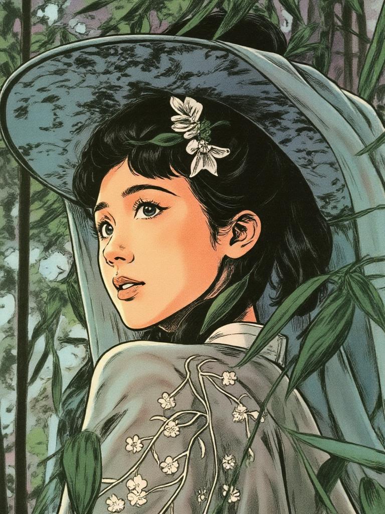 Hand-Drawn American Comic Style Redrawing