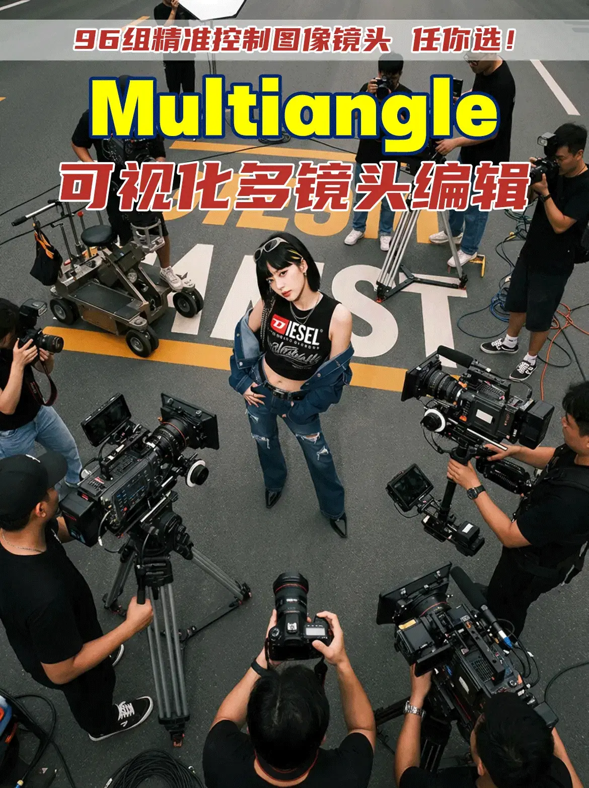 Qwen multiangle 96 sets of precise control image lenses, for you to choose!