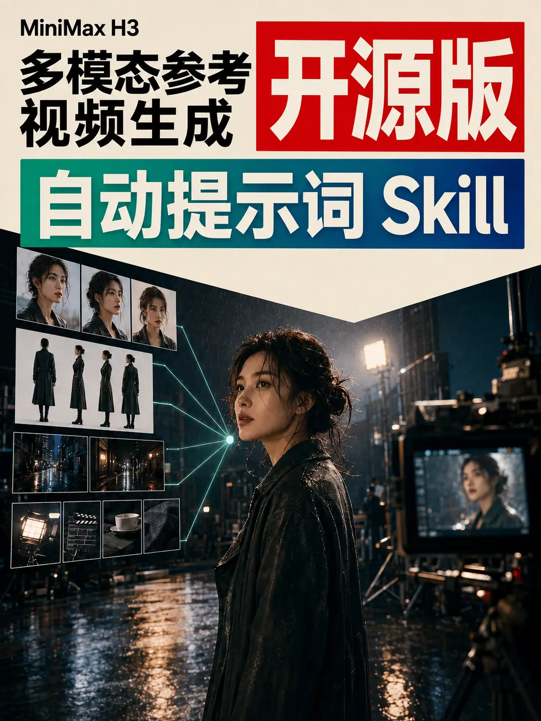 加速lora高质开源MiniMax+H3+RE2VA开源版-多图参考生视频