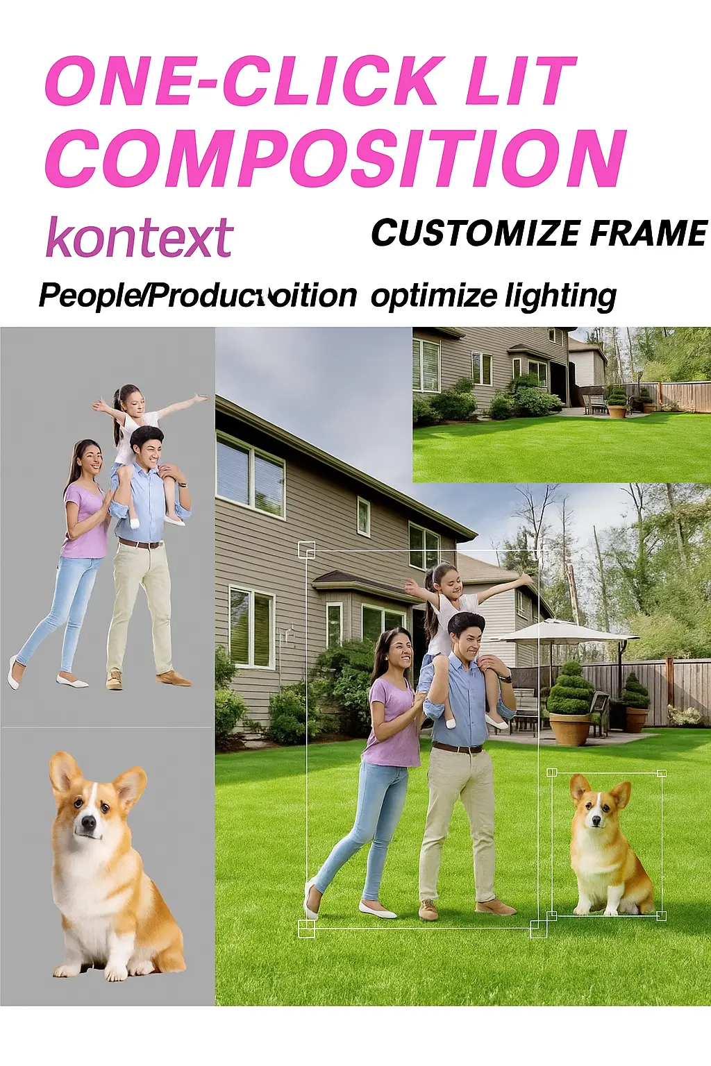 Lighting for Fusion Images kontext. (Custom Composition)