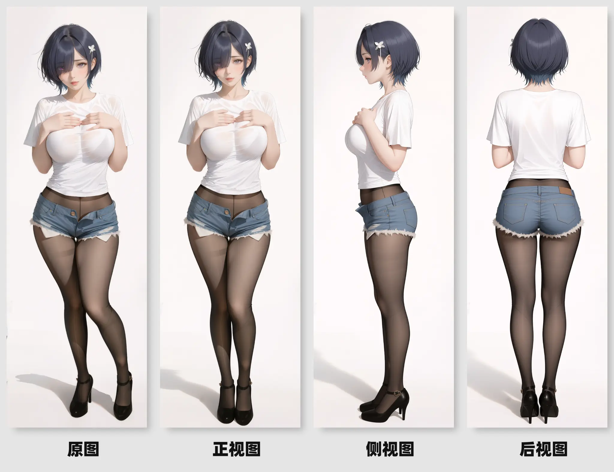 Three-view _QWEN EDIT AIO One-click Three-view Improved Version