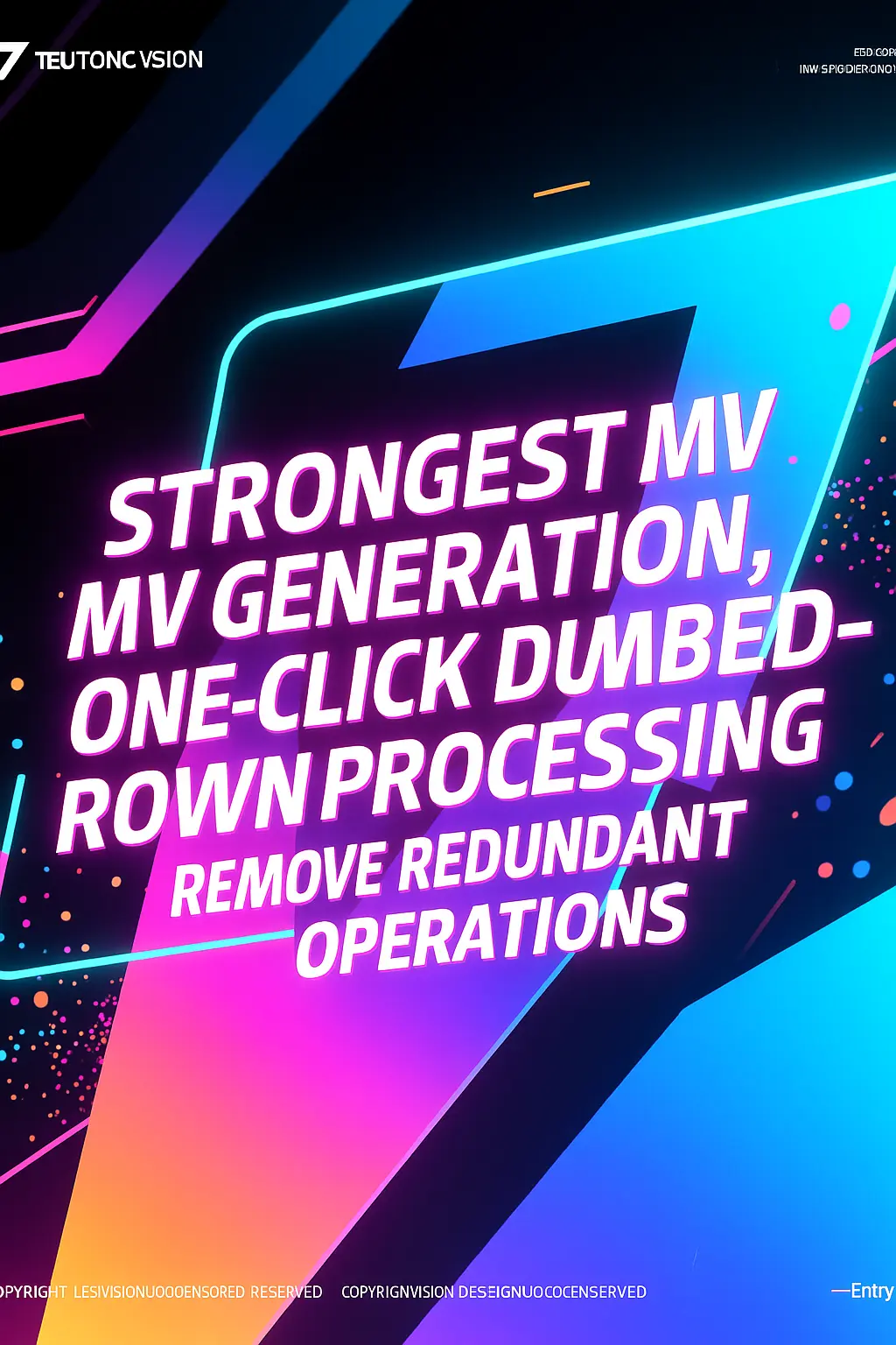 The strongest MV generation, one-click foolproof processing, eliminating complicated operations