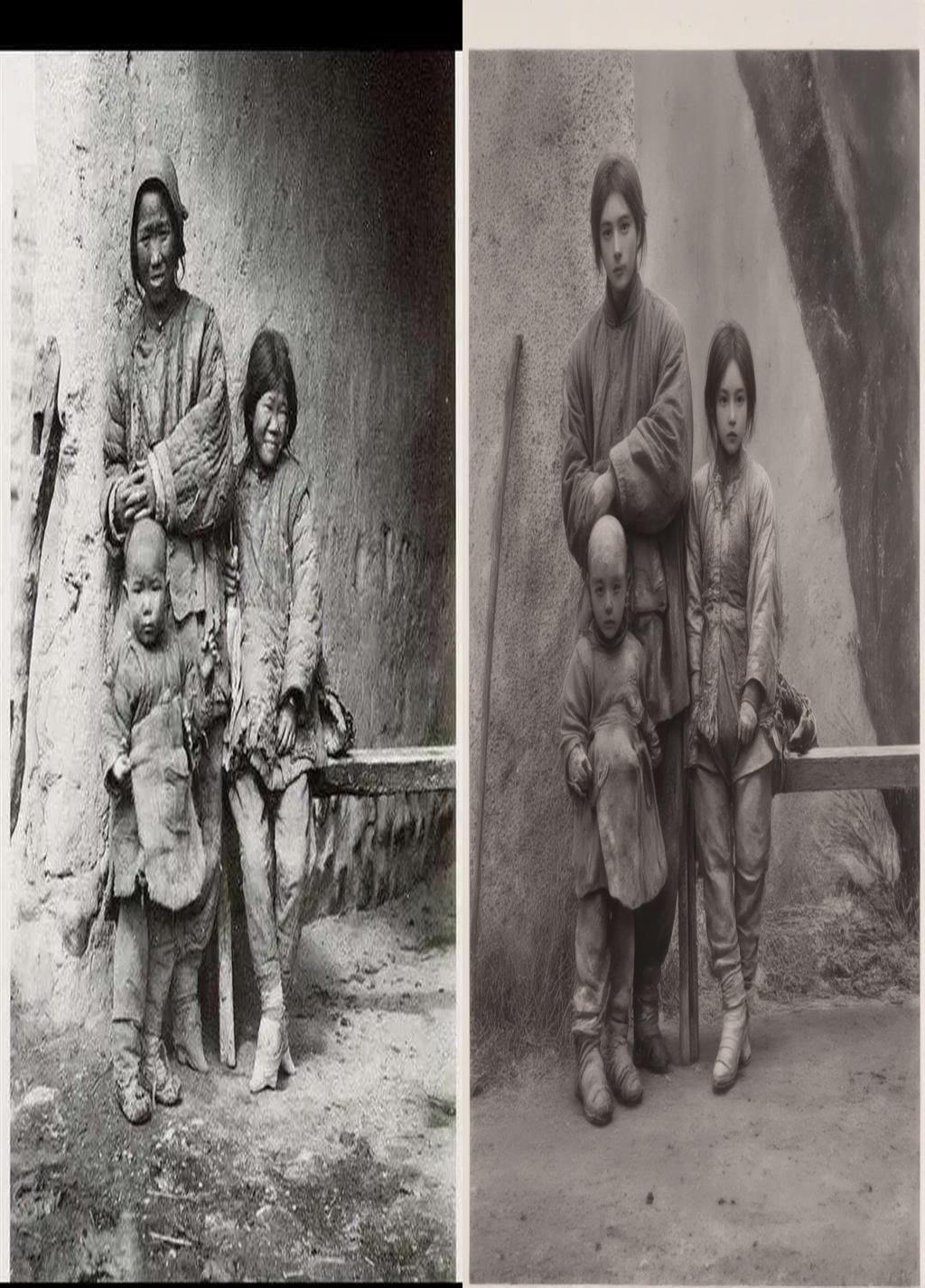 Old photo restoration, HD repair