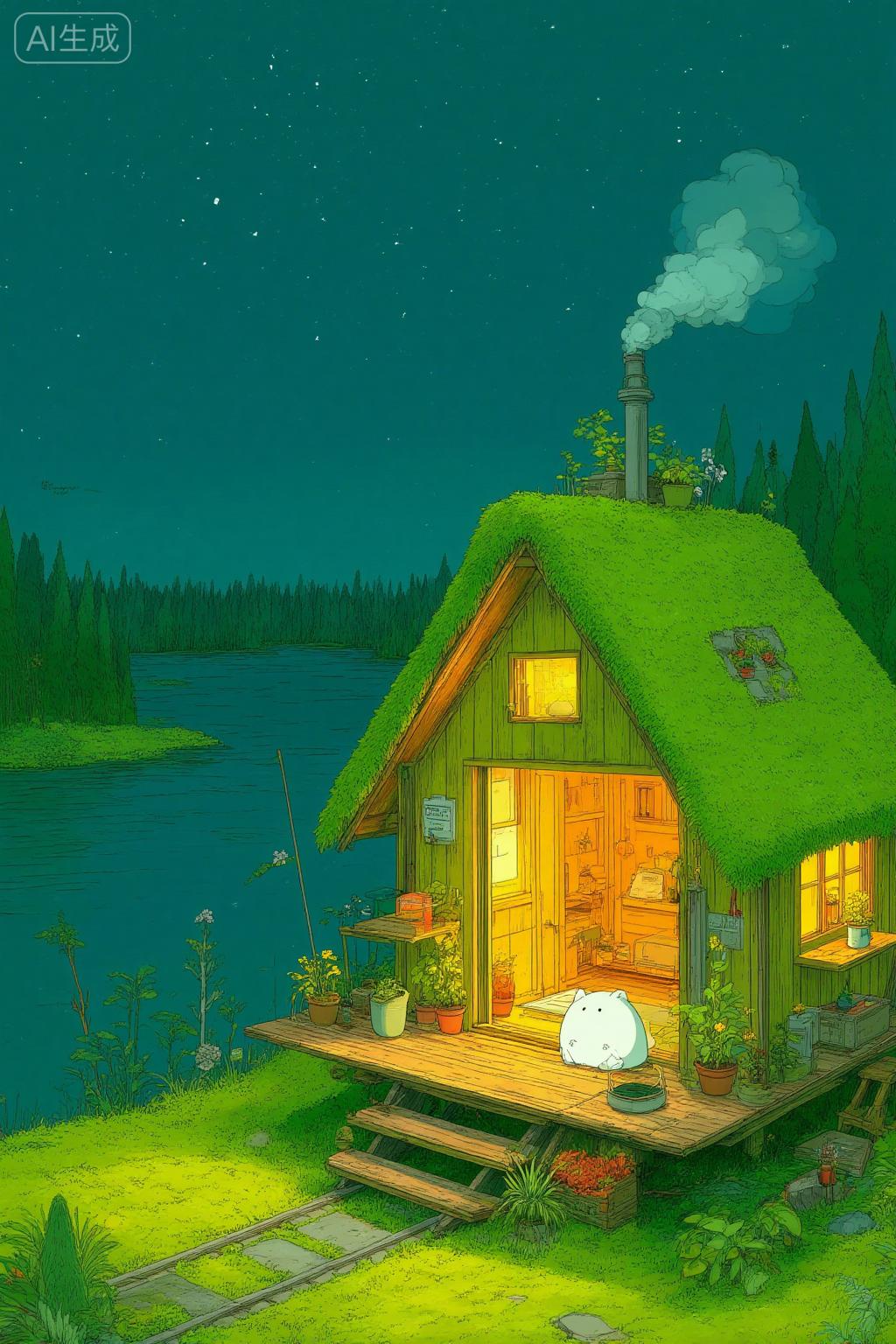 治愈插画|儿童插画|治愈森林