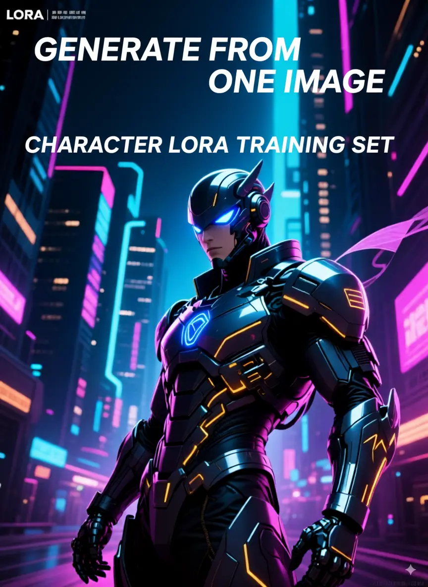 Generating a Character LoRA Dataset from a Single