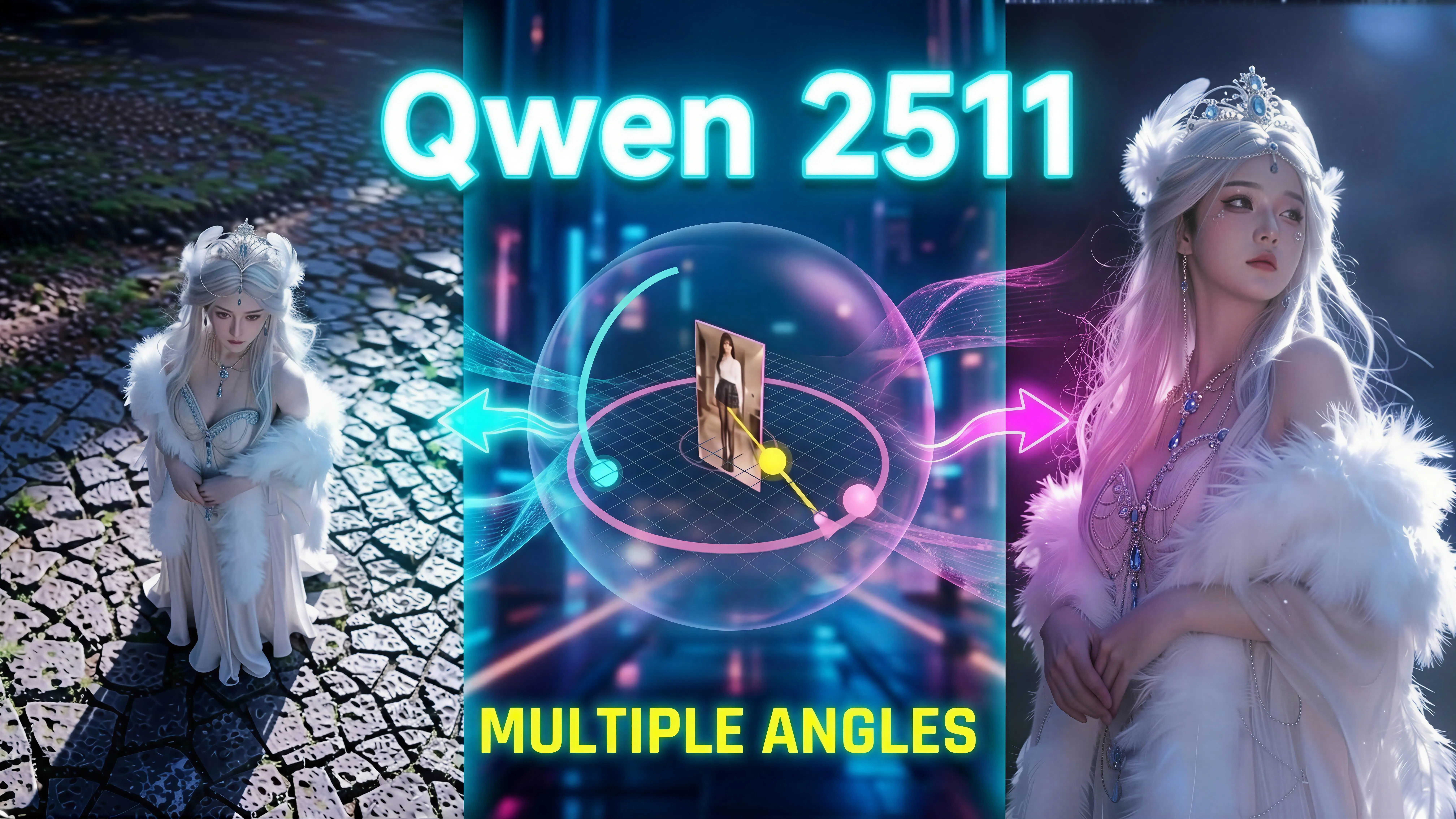 Qwen2511 Multi-angle editing