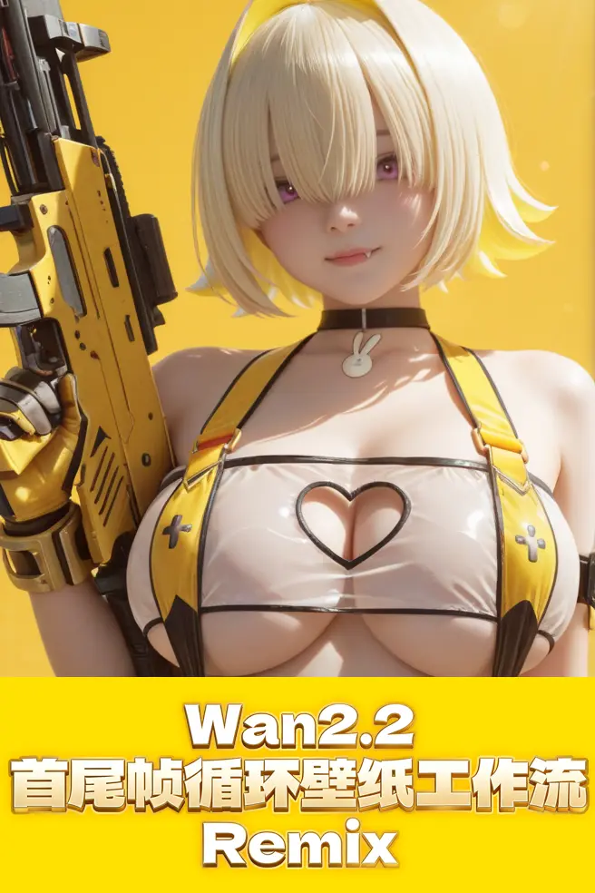 Wan2.2 Remix i2v 首尾帧循环壁纸工作流