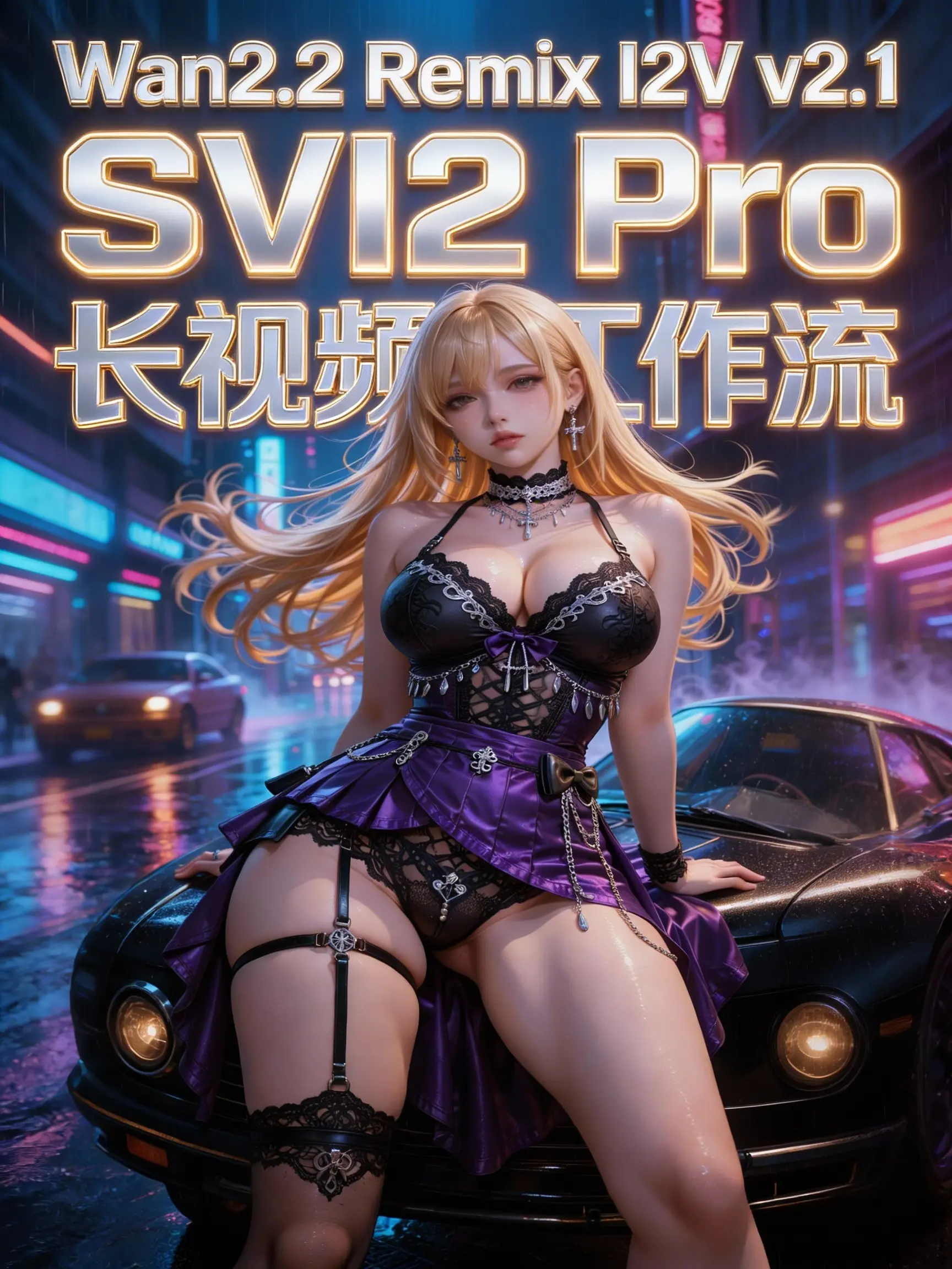Wan2.2 Remix I2V v2.1 + SVI2Pro 全自动反推长视频工作流