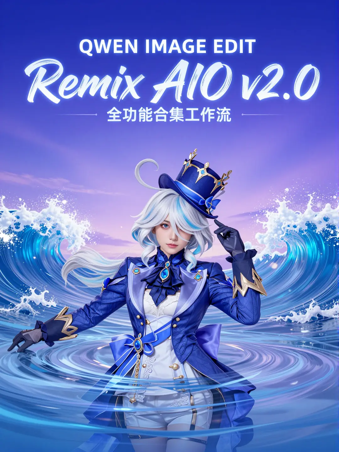 Qwen Image Editt - Remix AIO v2.0 全功能合集工作流 By:肥猴