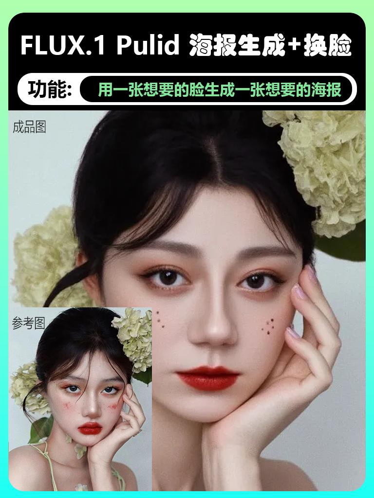 E-commerce poster Face Swapper Generator 1.0