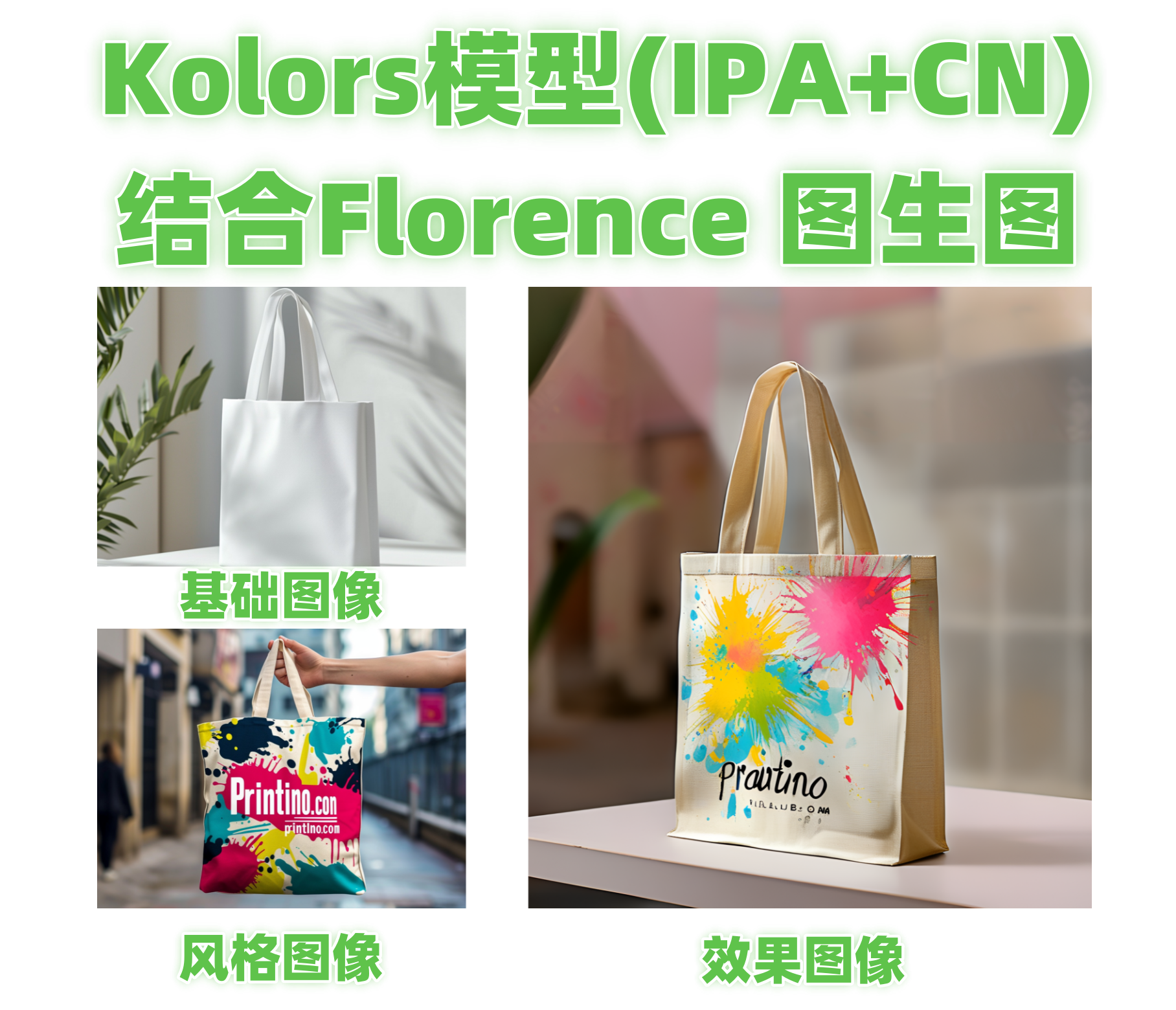 Kolors模型(IPA+CN) 结合Florence 图生图