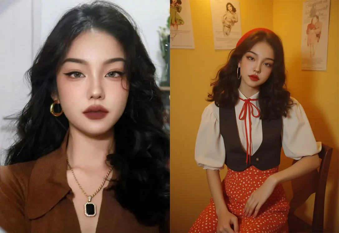 人像写真切换造型风格