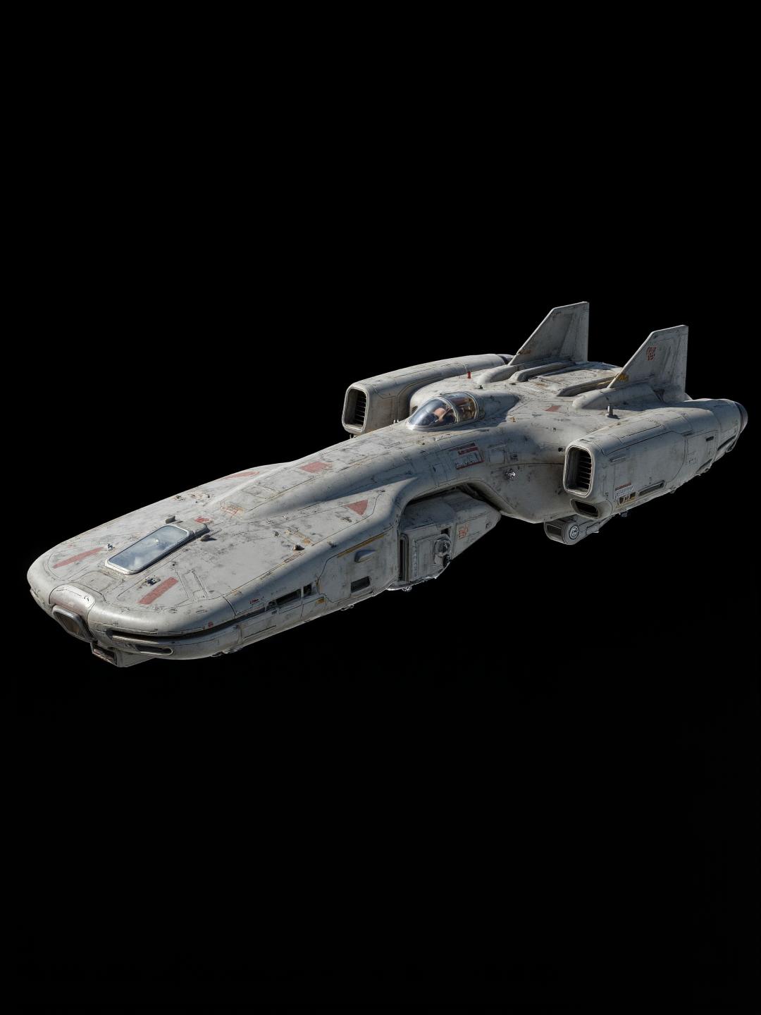 芬奇3D·科幻飞船模型