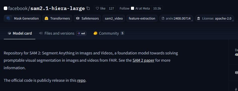 sam2.1_hiera_large.pt - RunningHub Stable Diffusion & Flux Checkpoint