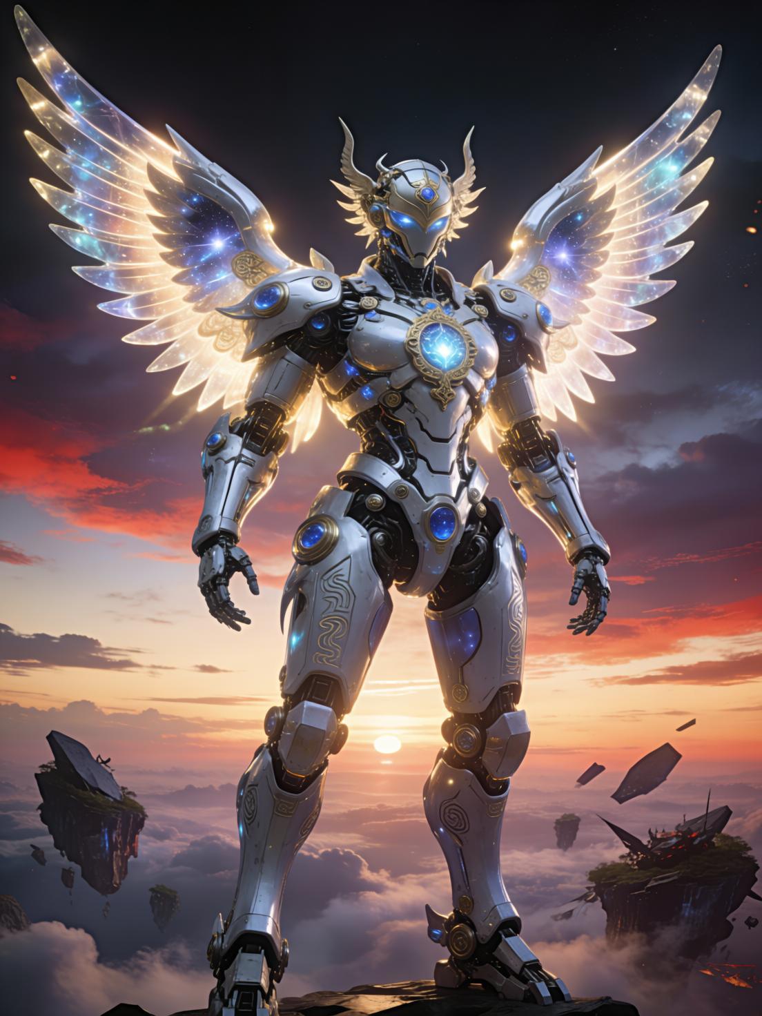 QWEN Ancient God Nation Style Mecha