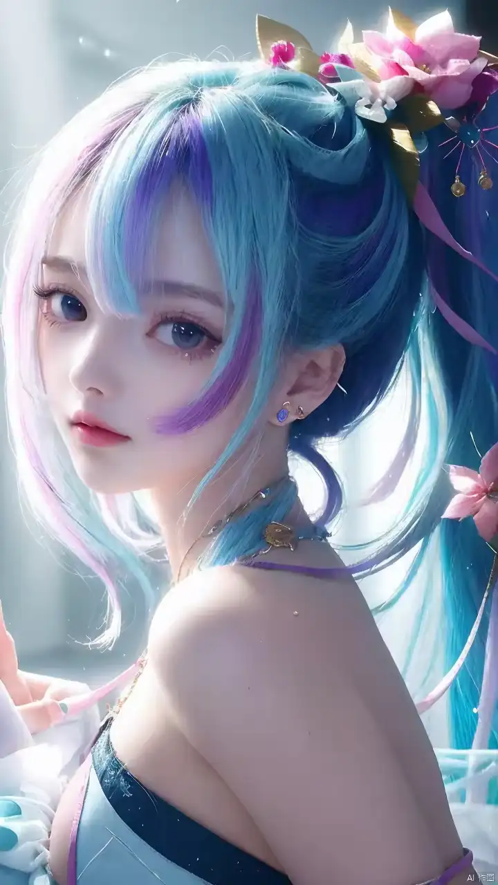 A picture turns anime characters into real people.