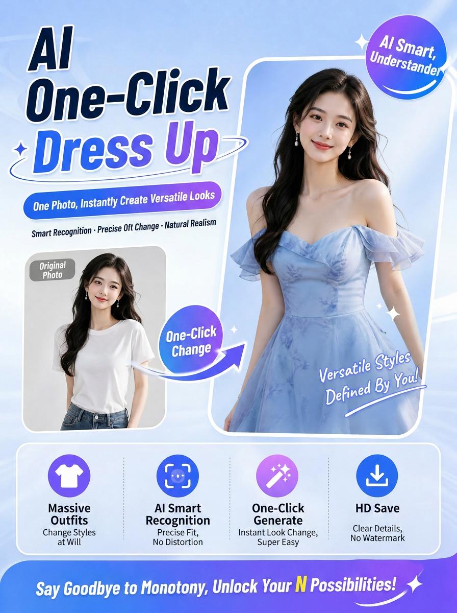 AI One-Click Outfit Change