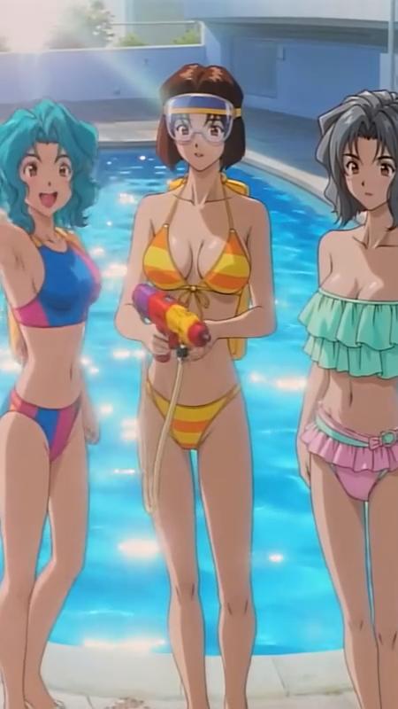 Retro 90's Anime / Golden Boy Style Lora Wan 14B T2V