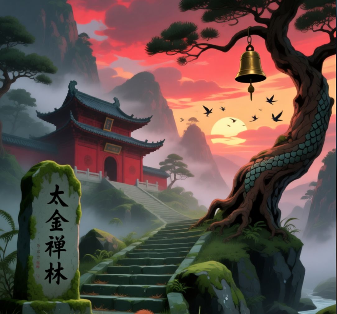 玄幻风格动画场景