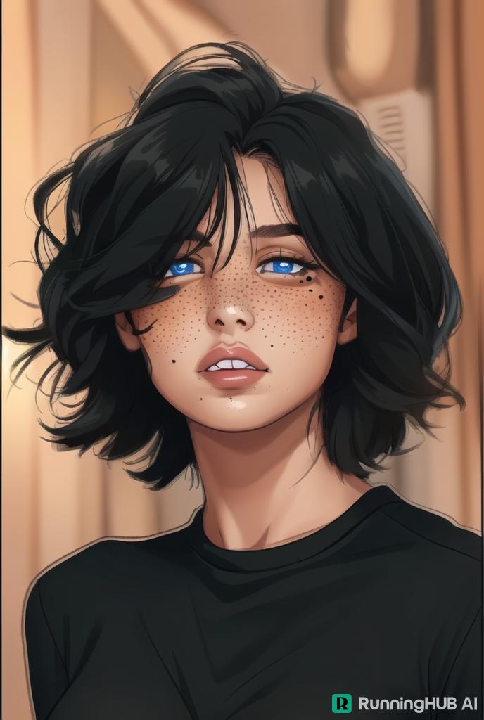 Real person to anime pose Blur line control