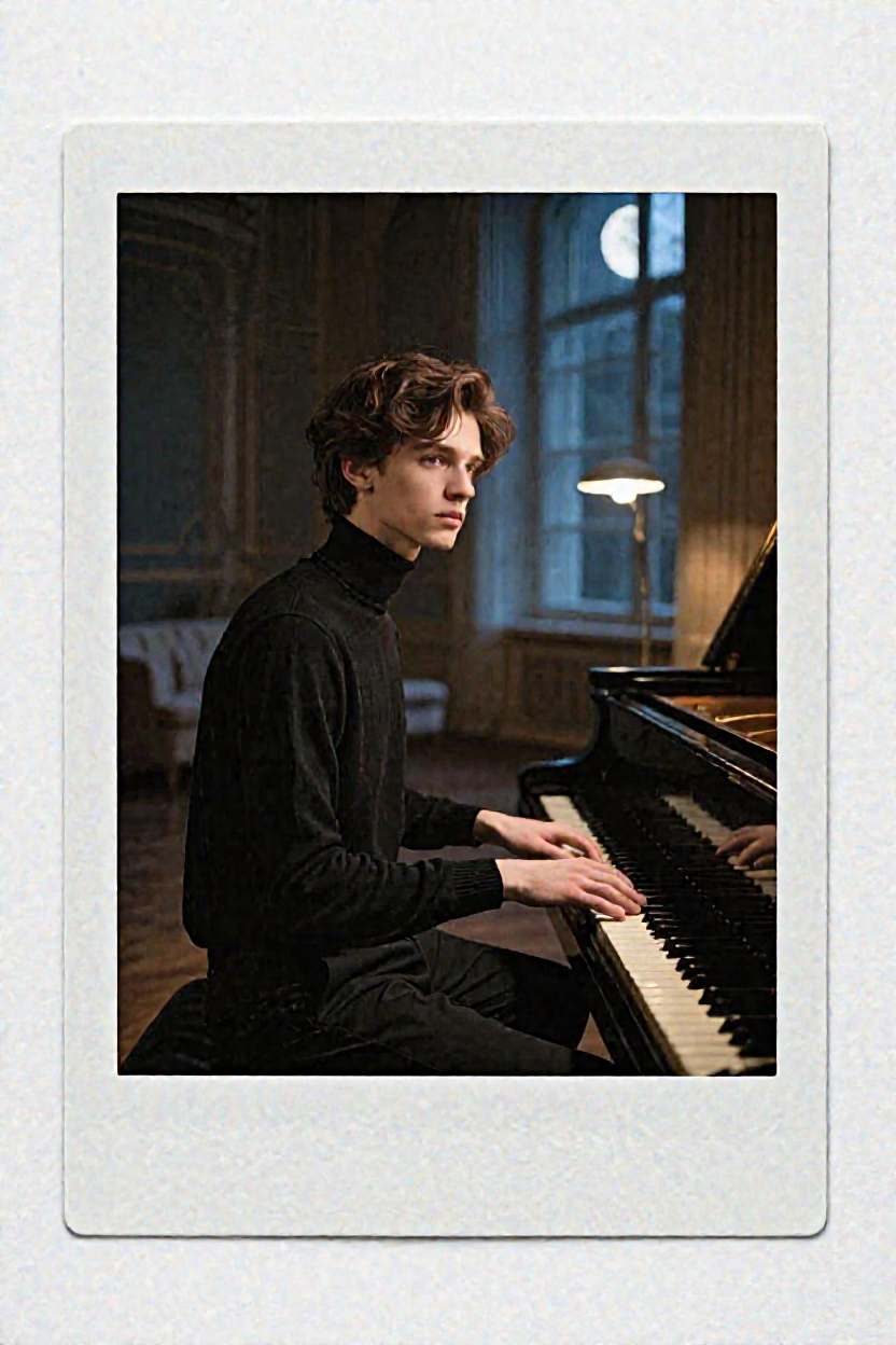 Classic Portrait in Polaroid Effect