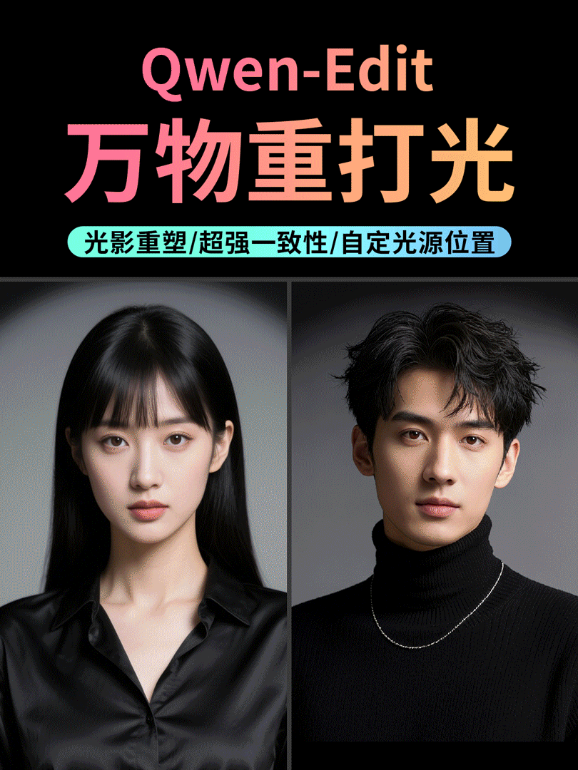 Qwen-Edit 万物重打光