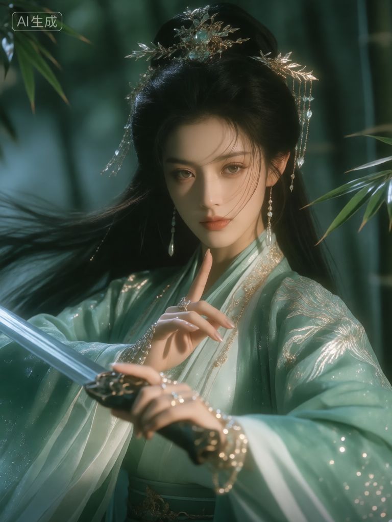 krea2-raw-MJ武侠风人像摄影