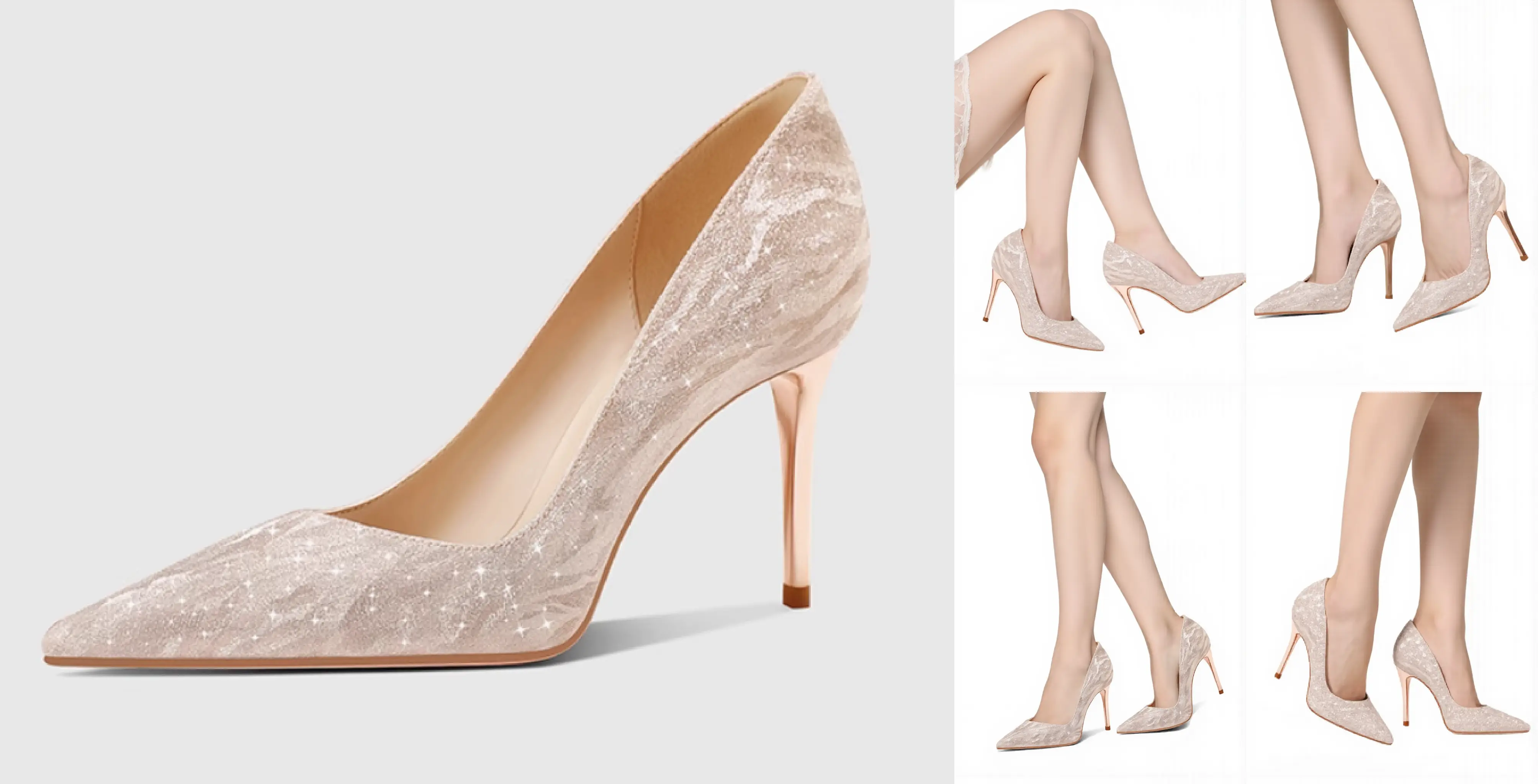 E-commerce one-click batch (4 images) virtual dressing 4K enlargement (workflow optional)