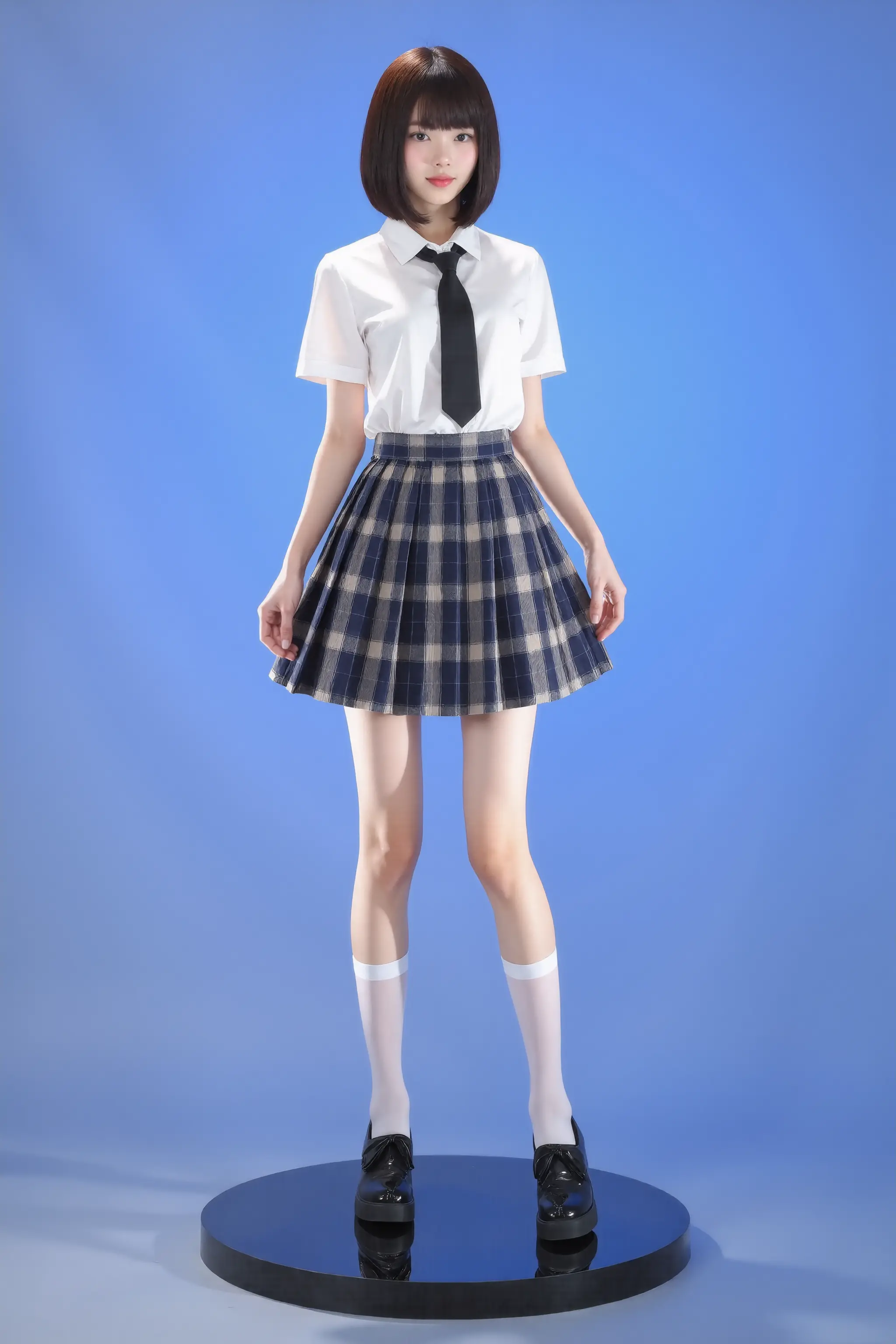 网红人形手办台-服装模特展示台