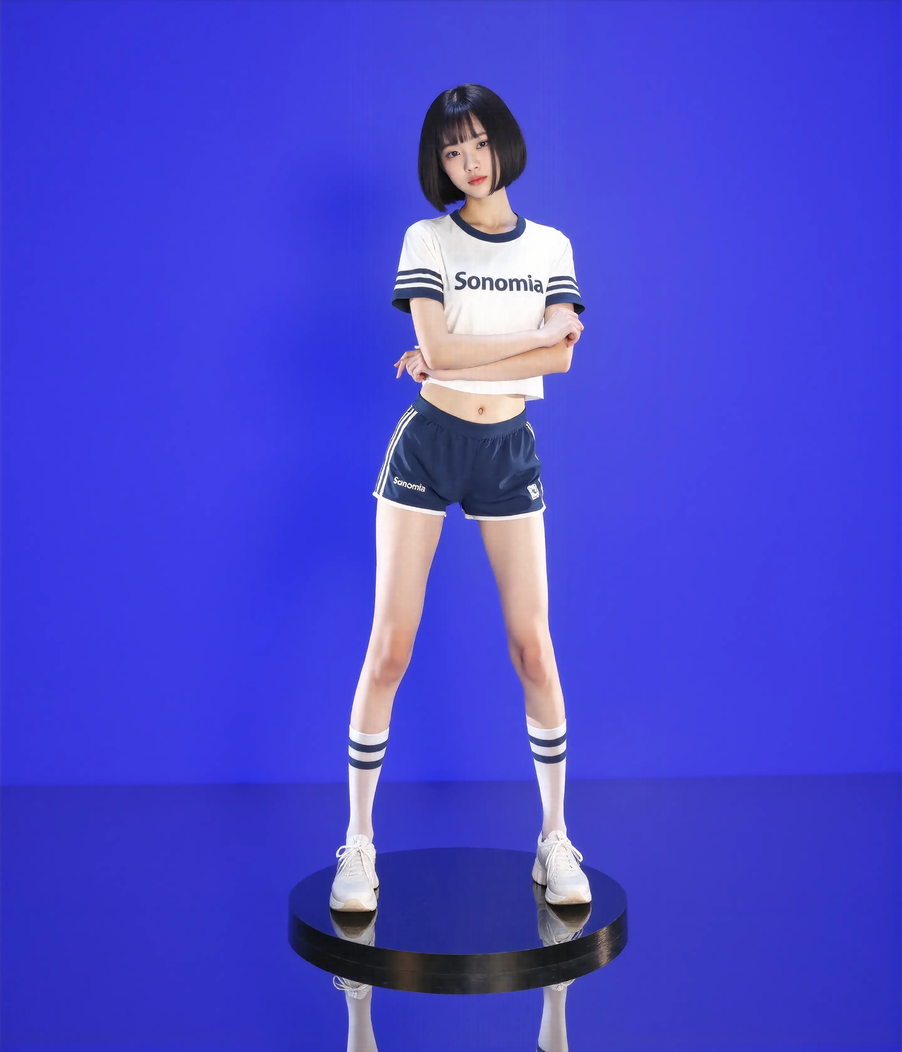 网红人形手办台-服装模特展示台
