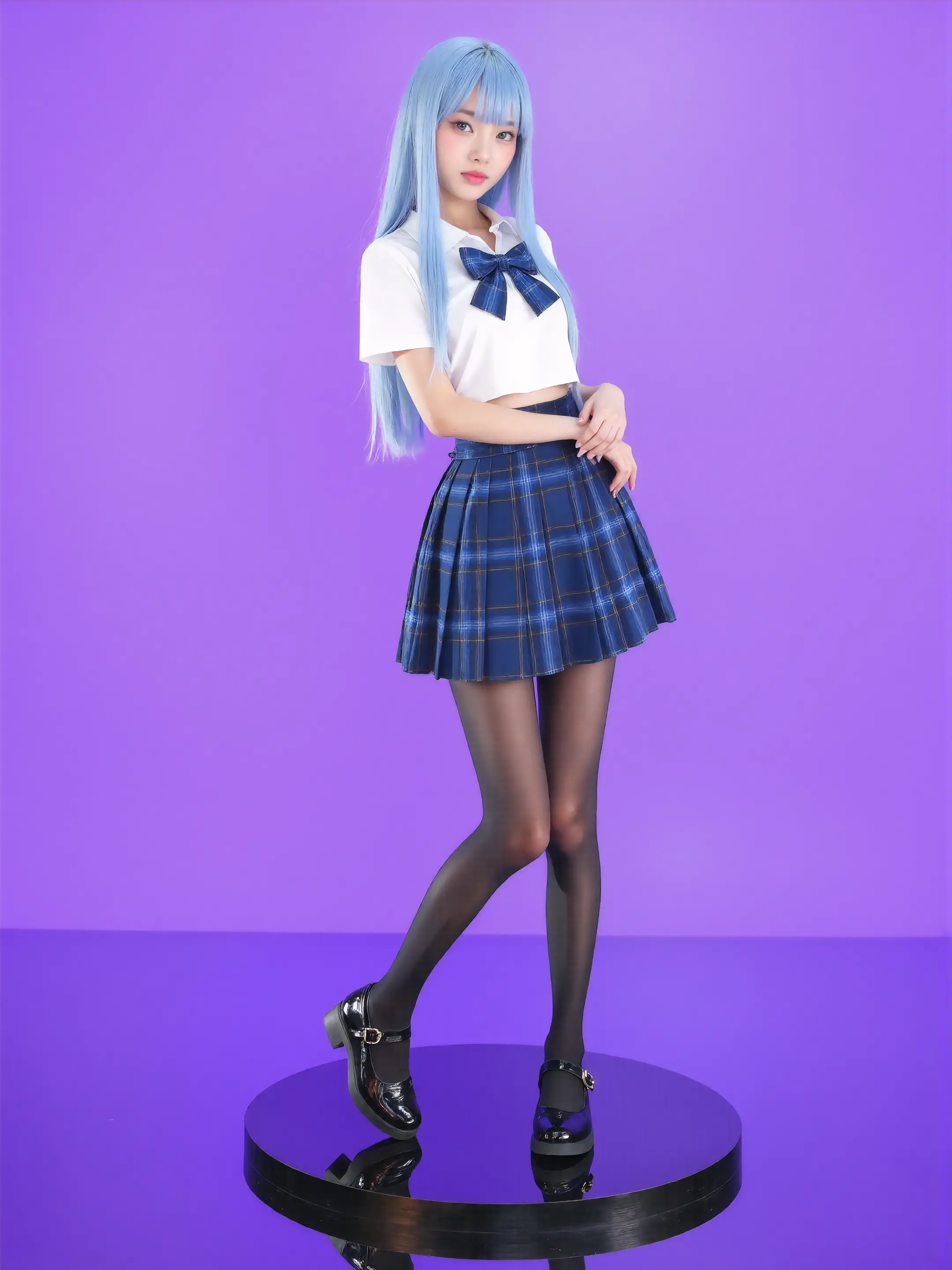 网红人形手办台-服装模特展示台