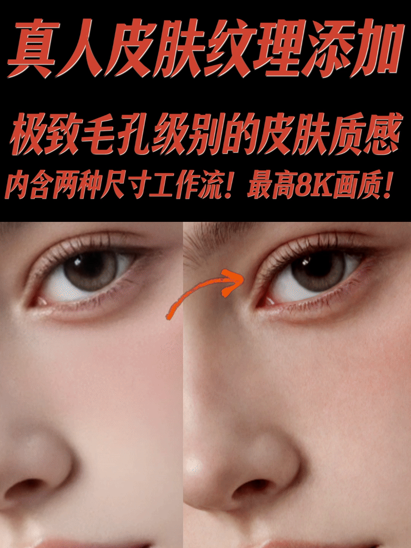 真人皮肤质感添加工作流