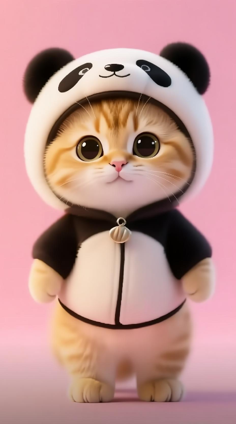 卡通可爱小猫咪法修散打