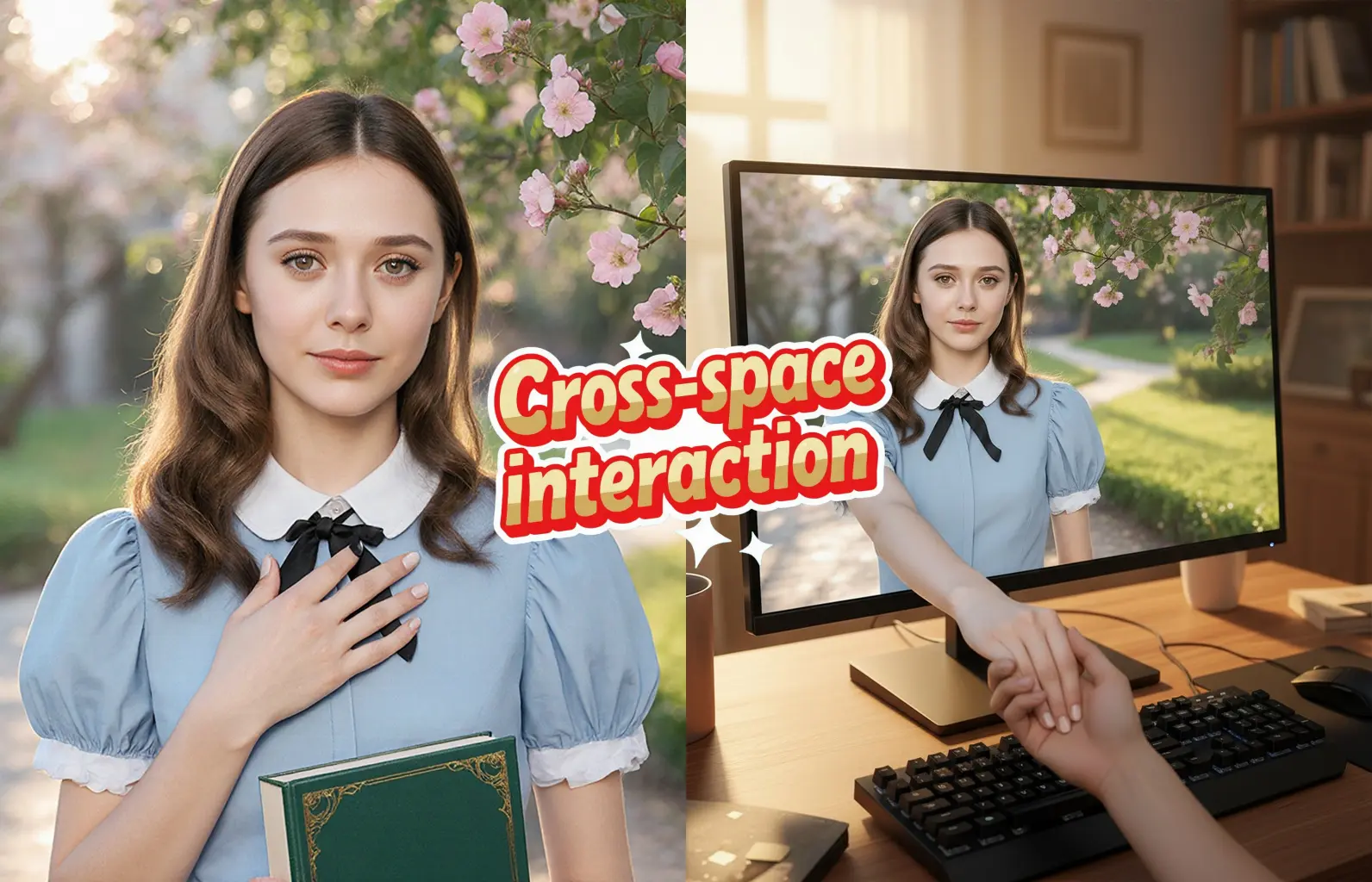 Cross-space interaction