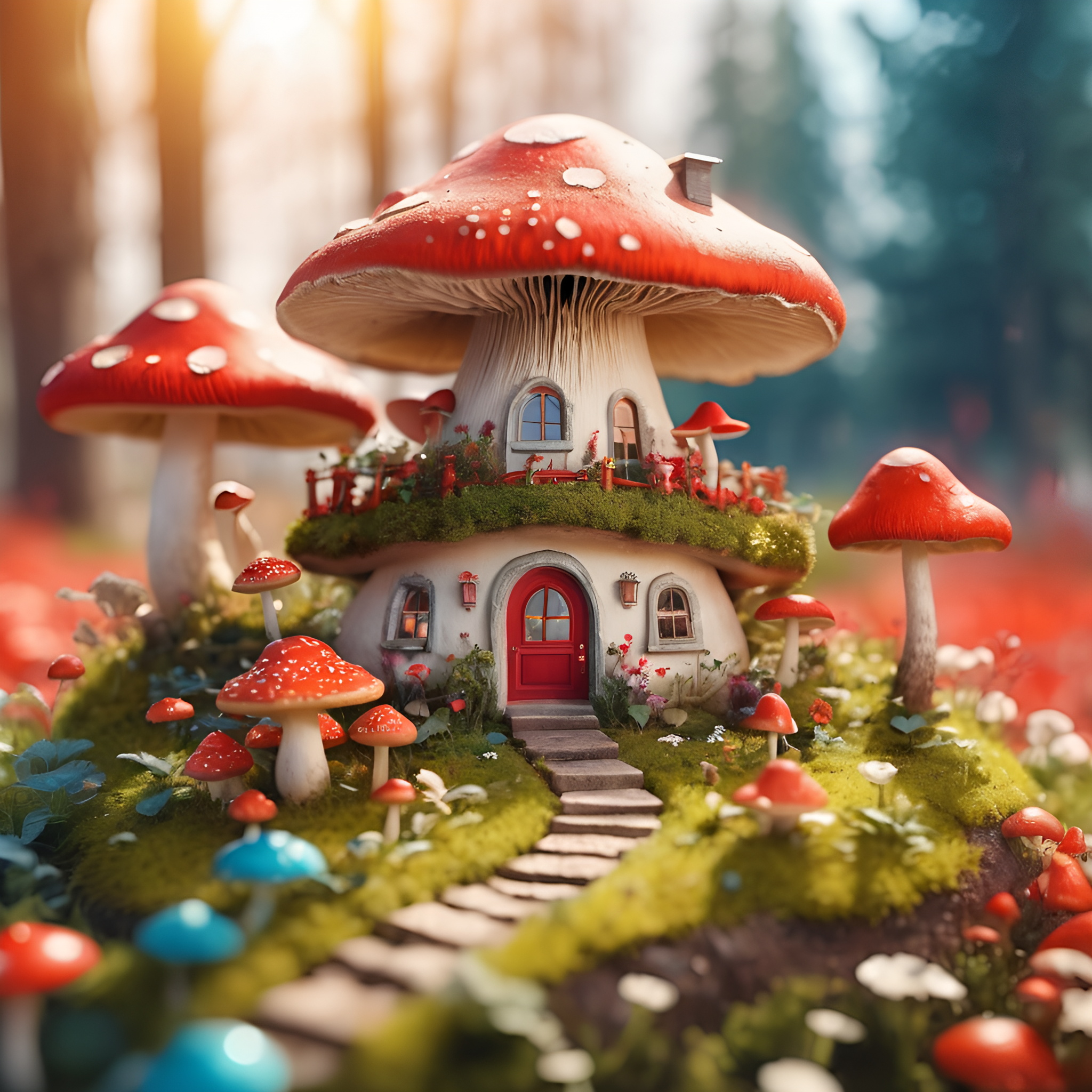 Mushroom Mushroom House