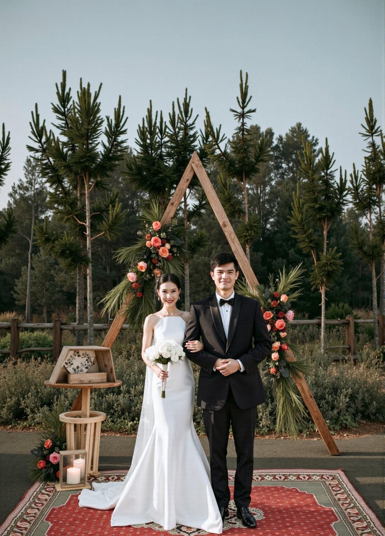 Luxury Rustic Wedding Photoshoot Backdrop L2