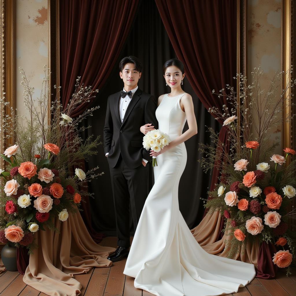 Luxury Rustic Wedding Photoshoot Backdrop L2