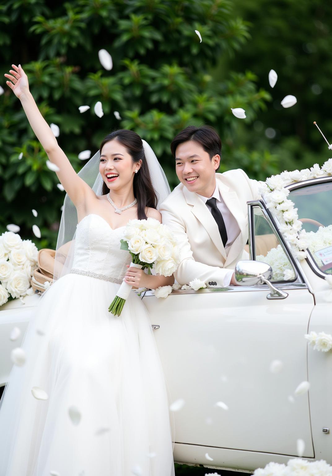 Luxurry Car Adn Wedding Concept L2