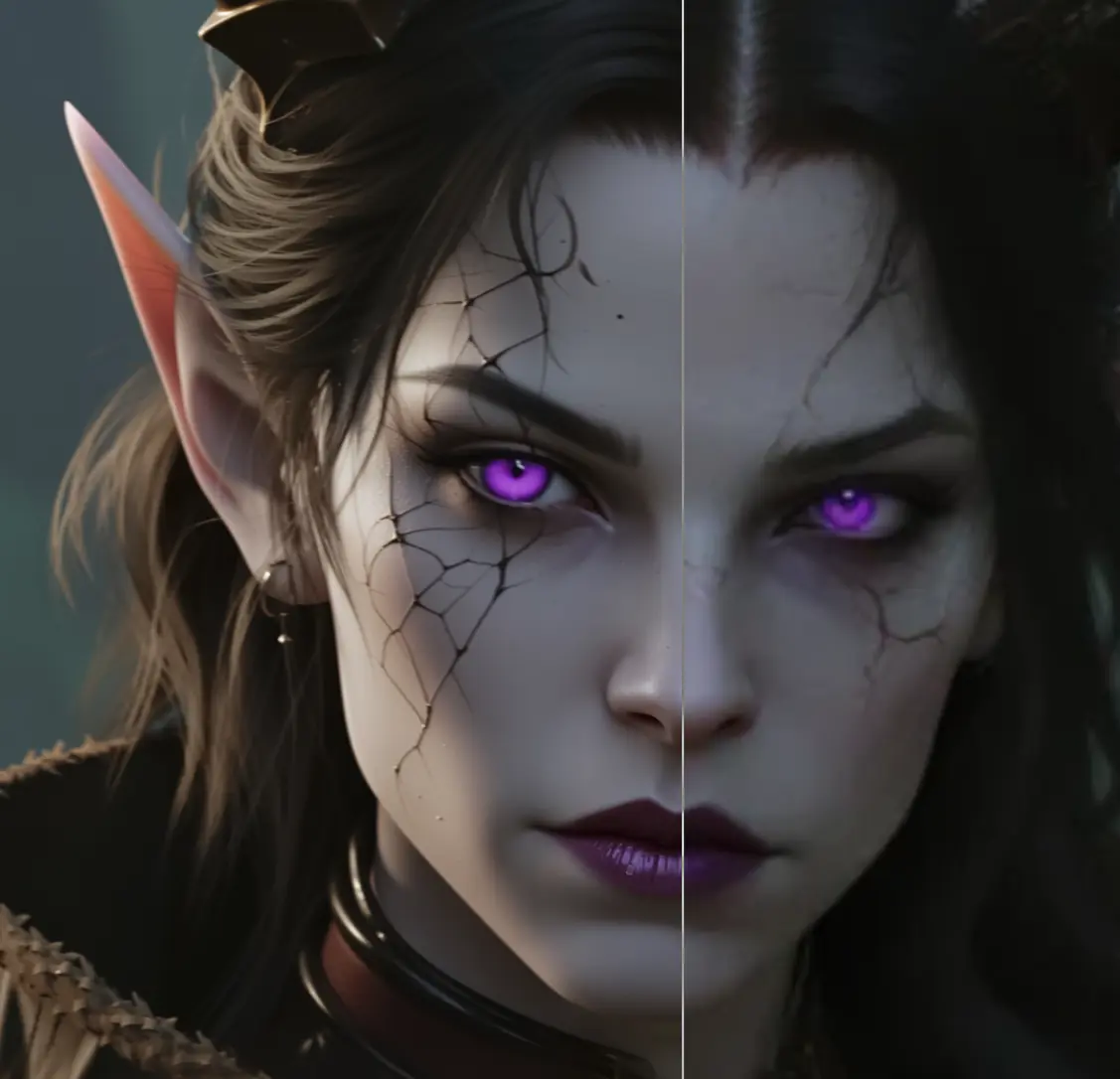 Block-wise upscaling of Qwen Image