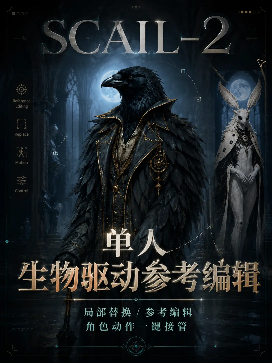 SCAIL-2 单人参考编辑长视频