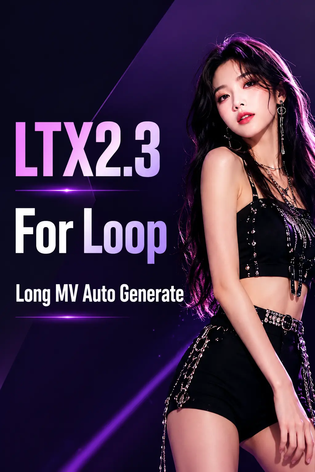 For loop Ltx2.3 long MV auto-generated workflow